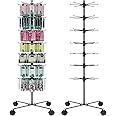 Scisum 7 Layer Alloy Steel Retail Display Stand - 360 Rotating Spinning Display Stand for Jewelry, Key Chain, Store, Vendor Events, Cotton Candy