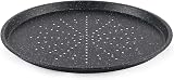 Salter Megastone Pizza Pans Set of 2, 29 cm Non-Stick Perforated Carbon Steel view 4