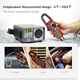 KAIWEETS HT206D Clamp Meter 6000 Counts True RMS 600A AC/DC 600V view 5