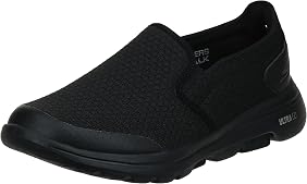 Skechers Men's GOwalk 5 Apprize Slip-On, Black/Black