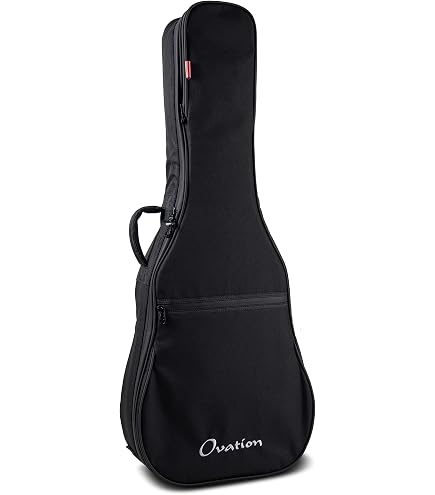 Amazon.com: Ovation Guitar Gig Bag Super Shallow - Black : Musical