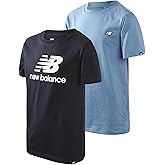 New Balance Boys' Active Short Sleeve Crewneck T-Shirt 2 Pack