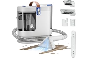 WURESE Portable Carpet Cleaner Machine, Carpet Shampooer, 15Kpa Upholstery Cleaner with 3 Tools, 54oz Large Water Tank, 16.4ft Power Cord, Spot and Stain Deep Cleaner for Rug, Couches, Car,Teal