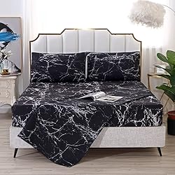 MAG Black Marble, Super Soft Microfiber Bed Sheet