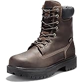 Timberland PRO Men's Direct Attach 8 Inch Soft Toe Insulated Waterproof Industrial Work Boot, Brown-2024 New, 8