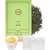CO-OP 1950 Golden Green Tea Loose Leaf Tea, 100g, High Mountain Whole Loose Leaf Green Tea, Naturally Smooth & Refreshing, Rich in Antioxidants, No Additives, 20 Empty Tea Bags Included, Box