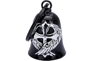TEWAFOS Motorcycle for Bell - Bicycle Bells for Men, Stainless Steel bring good luck and peace motorcycle bell