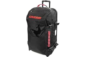 Cressi Heavy-Duty 140 Liters Wheeled Travel Bag - Adjustable Shoulder Strap - Equipment Protection for Outdoor Activities, Wa