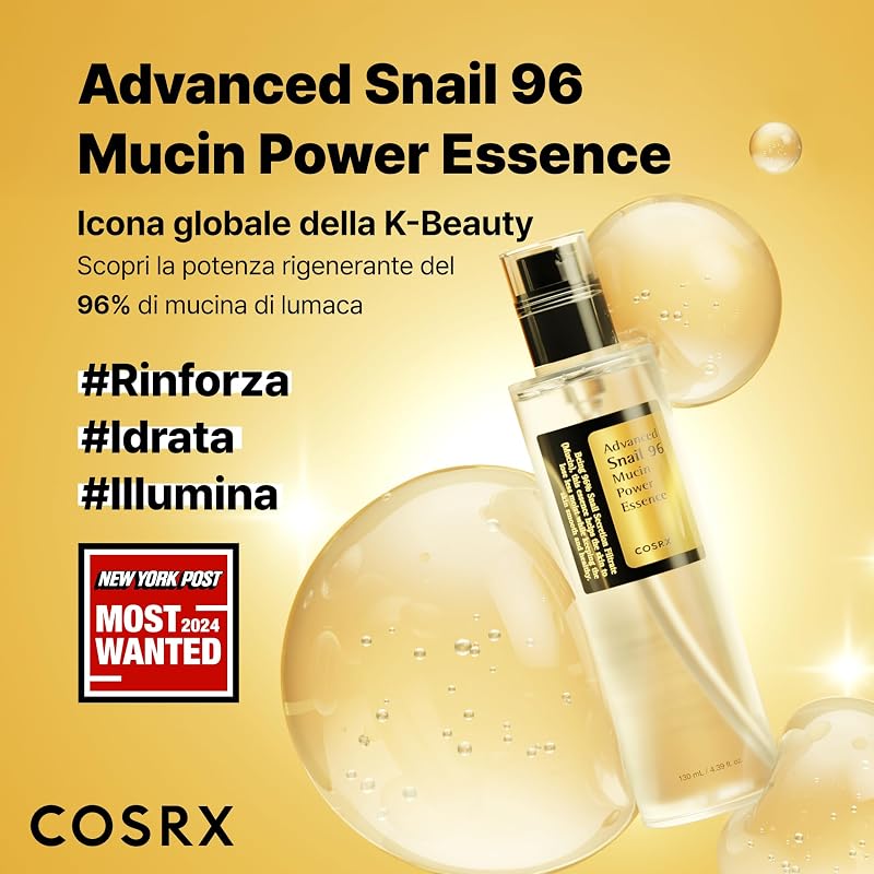 Essenza di bava di lumaca 96 100ml, 96,3% di filtro di secrezione di lumaca, ringiovanisce la pelle da secchezza e invecchiamento, assorbe rapidamente nella pelle, Ipoallergenico — foto 3 di 7