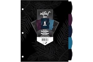 Avery Big Tab Reversible Paper Dividers, 5 Tabs, Instinct
