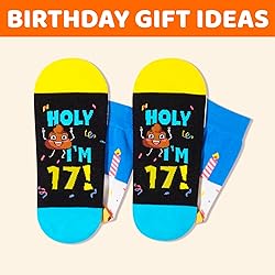 HAPPYPOP 17th Birthday Gifts Socks Ideas - Presents