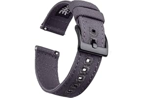 Ritche Canvas Quick Release Watch Band 18mm 20mm 22mm Replacement Watch Straps for Men Women, Valentine's day gifts for him or her