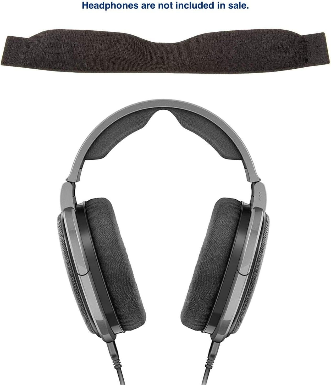 Quality Replacement Headband Compatible with Sennheiser HD 650 HD 660S and MassDrop HD 6XX Headphones (Black). Soft Mesh - Image 4