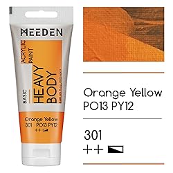 MEEDEN Acrylic Paint Orange Yellow: Bundled with