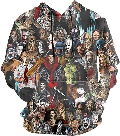 horror movie villain hoodie