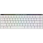 ASUS ROG Falchion RX Low Profile Wireless Gaming Keyboard – 65% Compact TKL, Tri-Mode Connectivity, ROG RX Red Optical Switches, RGB, Touch Panel, Keyboard Cover, PC/Mac Support - White