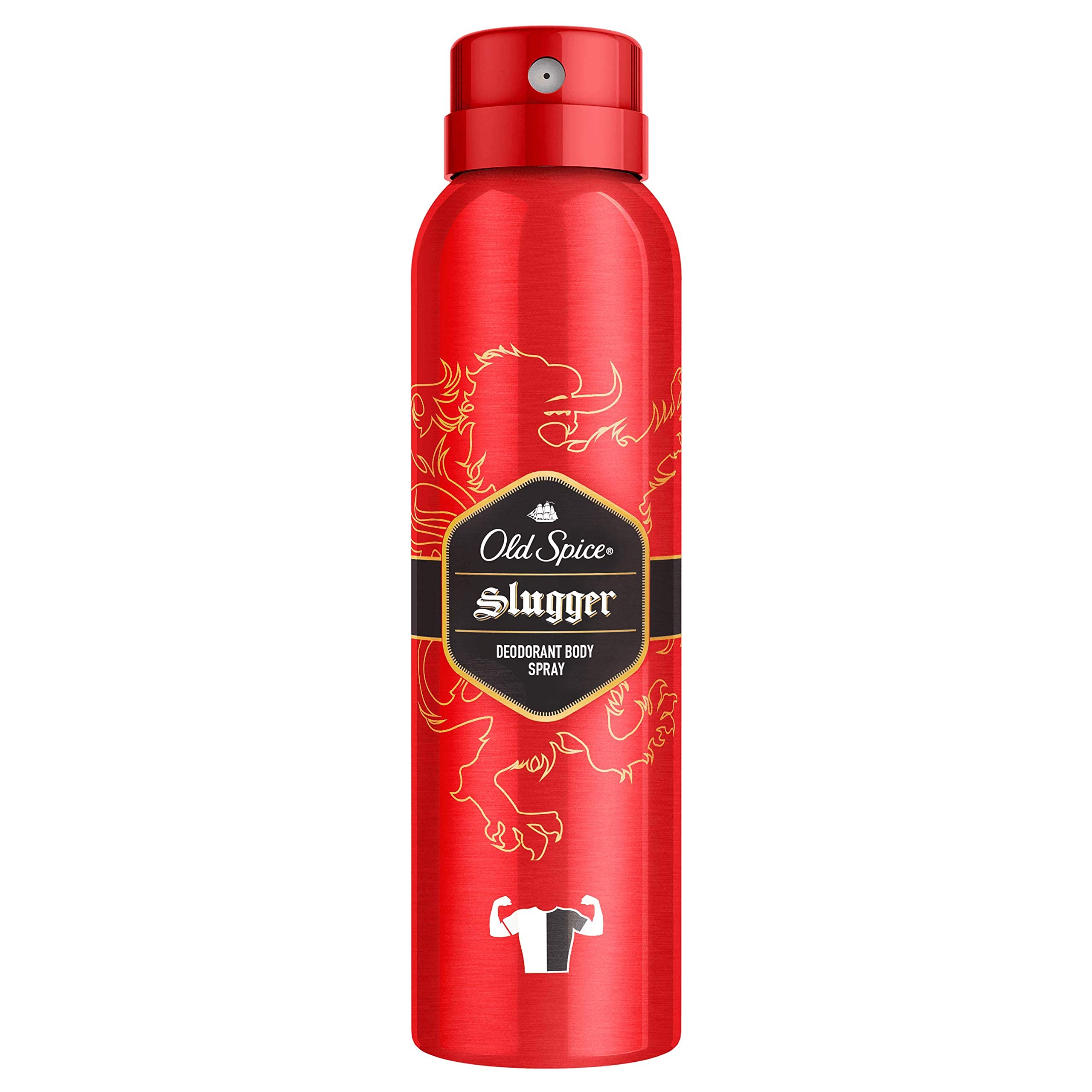 Old Spice Slugger Deodorant Body Spray for Men 6 x 150 ml