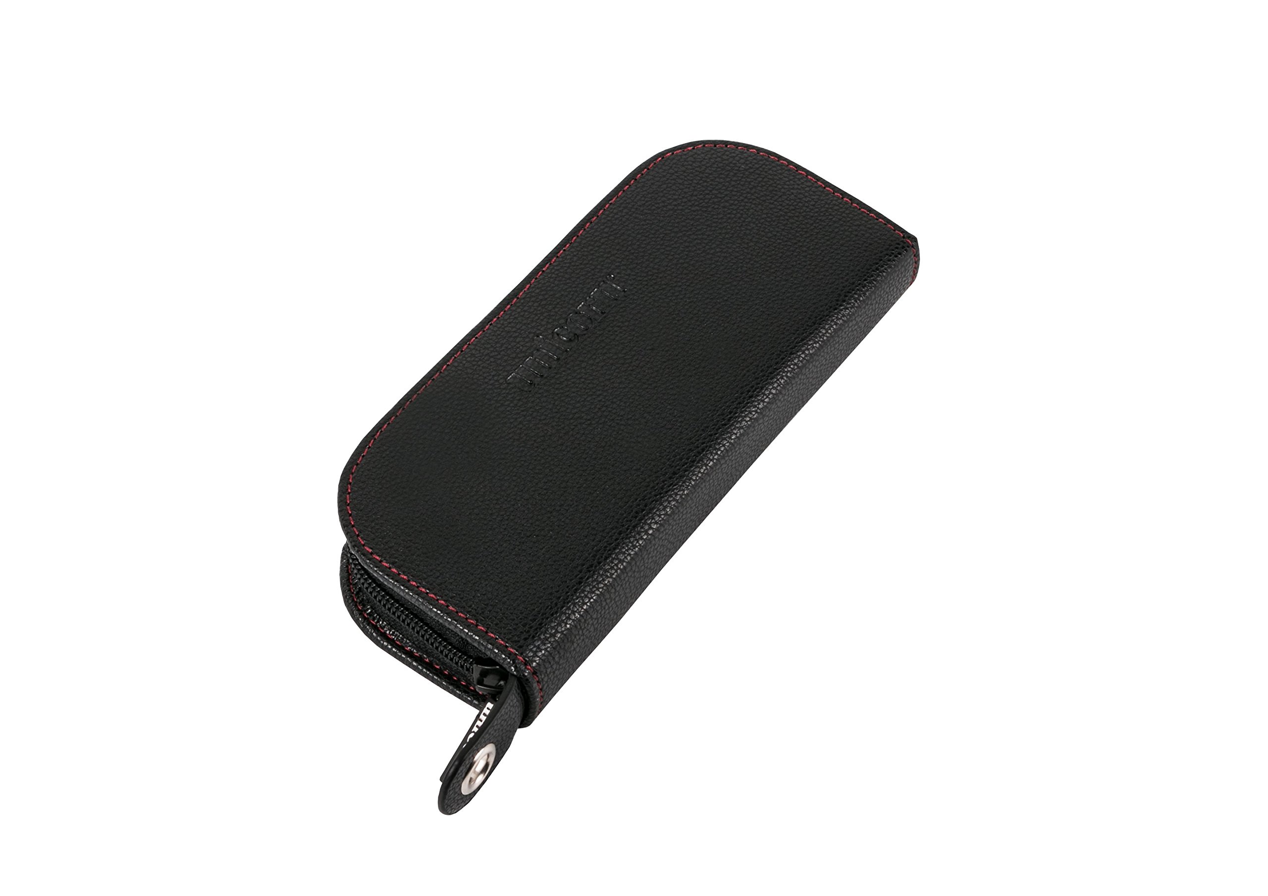 Unicorn Darts Wallet Case, Midi Plus Tri-Fold, Holds 1 Fully Loaded Set of Darts, Holds 2 Sets of Shafts and 4 Sets of Flights, Contrast Flights and Accessory Pockets, Black, Secure Zip Fastening