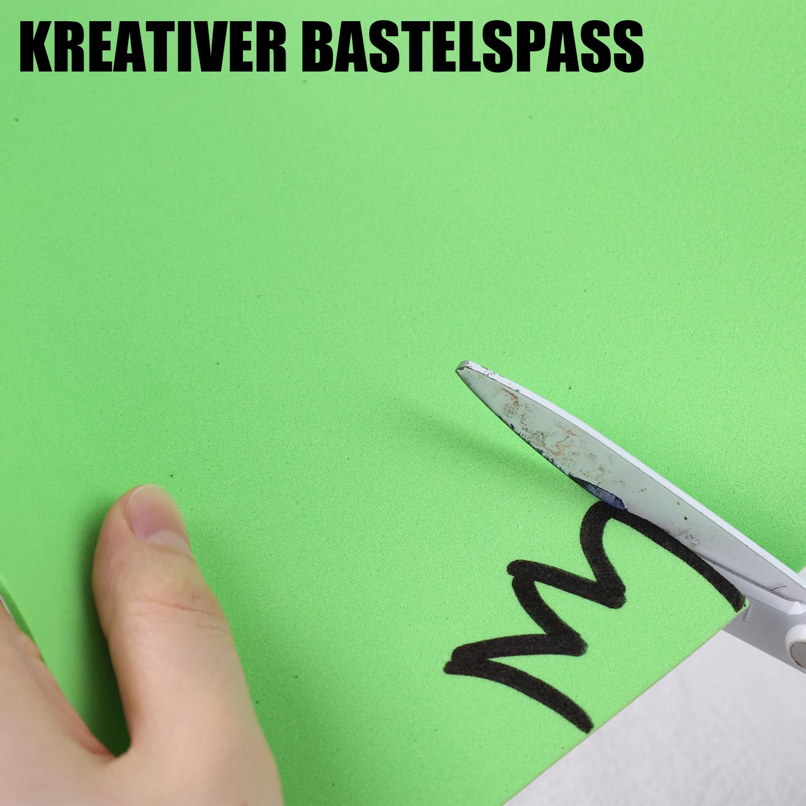 VGOODALL 30 Bögen Moosgummi Basteln A4, 2mm Bunt mit 5 Moosgummi Glitzer Schaumgummi Basteln Schaumstoff zum Basteln Moosgummi A4 für DIY Bastelarbeiten