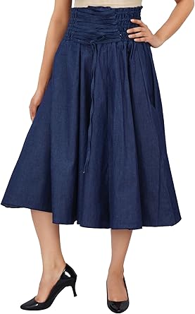 navy blue skirt amazon