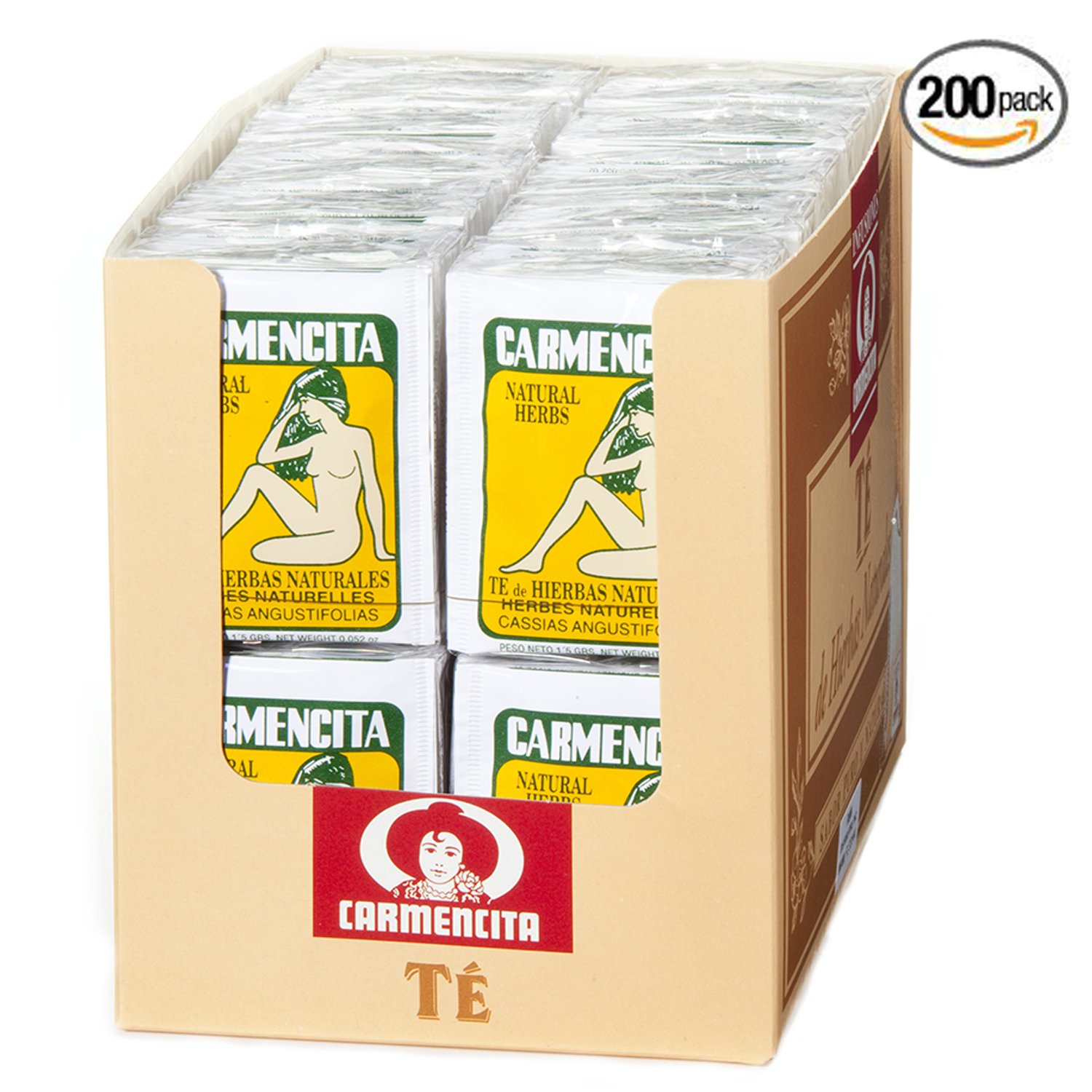 Carmencita Herbs Tea. Pack of 60 individual tea bags