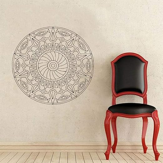 BFMBCH Mandala pegatinas de pared patrón floral decorativo vinilo ...