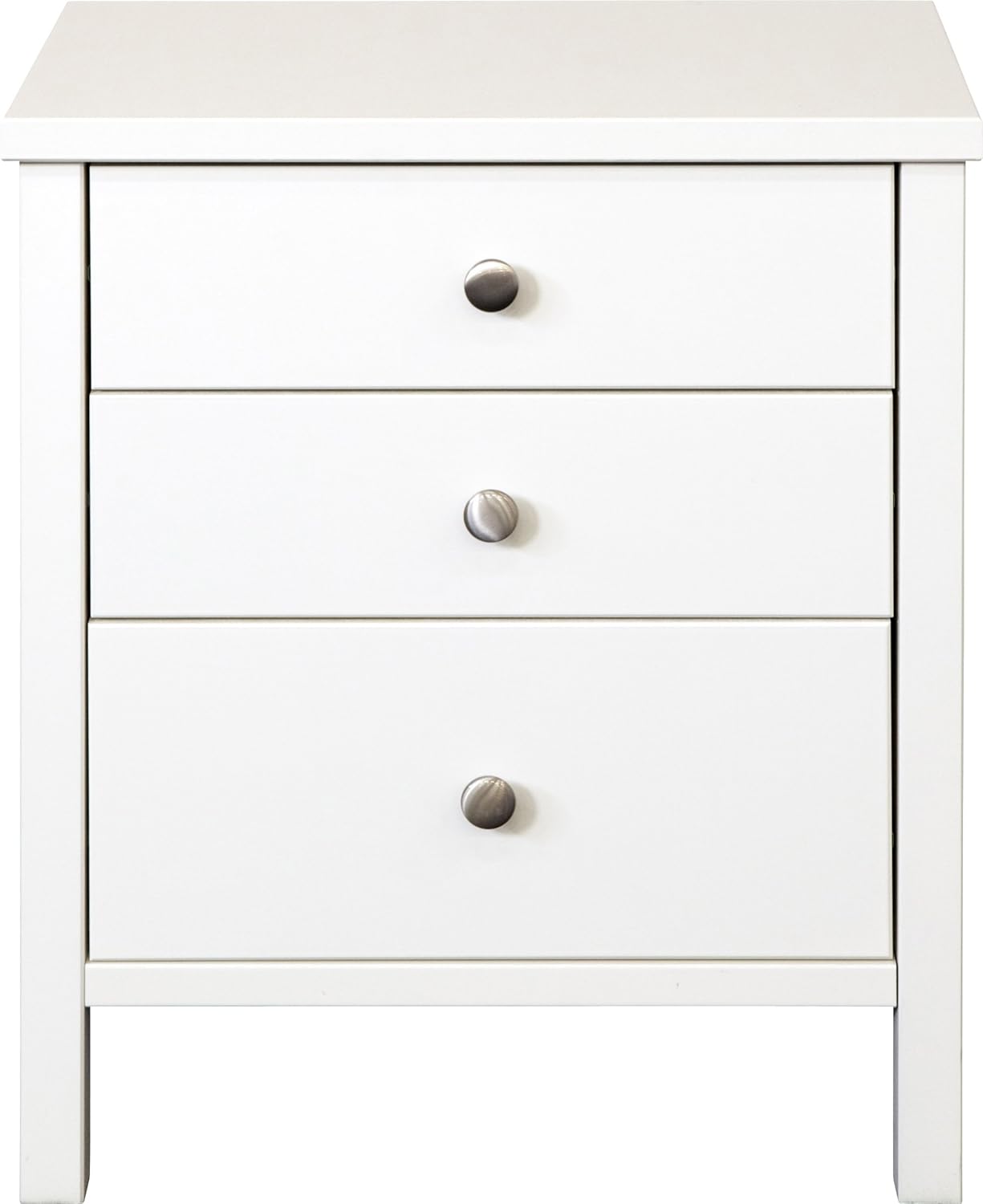 Chest Furniture Steens Richmond White 3 Drawer Bedside Nightstand