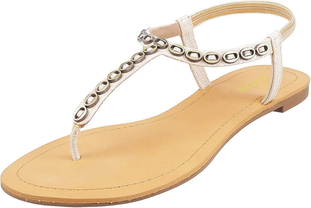 Amazon.com | Mochi Women's Beige Outdoor Sandals-7 UK (40 EU) (33-605) | Flats
