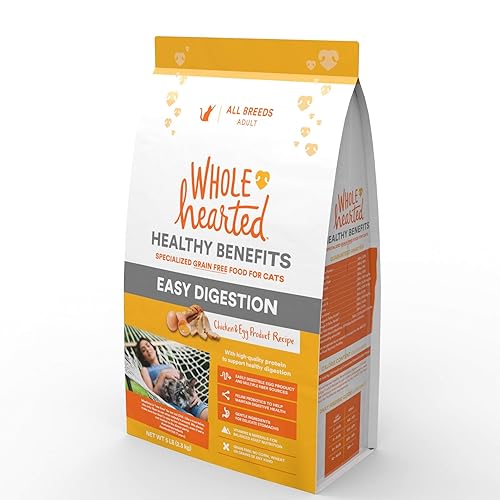 WholeHearted Healthy Digestion Chicken and Egg Product Recipe Dry Cat