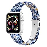 SaNgaiMEi Light Fashion Resin Apple Watch Band With