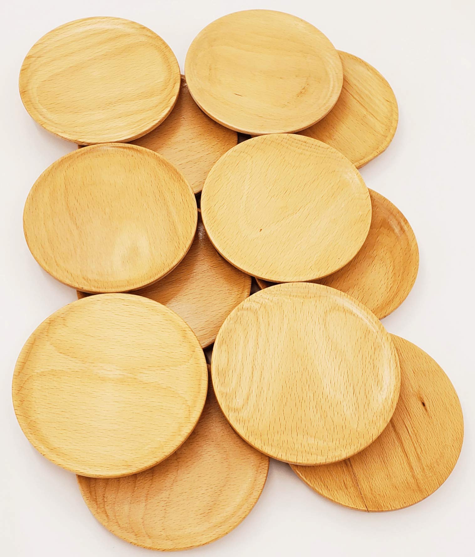 Factory Rejects Weck Large Wood Lids 4" (100mm) Lovely Beech Wood Lids. Save 70%!