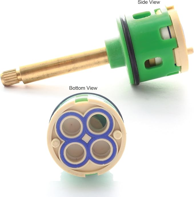 92mm 4Way Shower Flow Diverter Valve Cartridge (54mm Brass Spindle