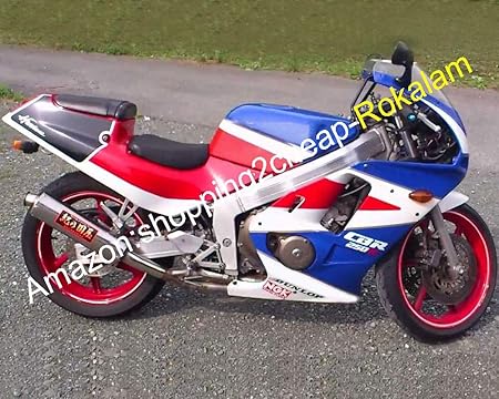 Amazon Cbr250rr 19 19 Mc19 Cbr250 Cbr 250rr 赤 レッド 青 ホワイト Abs オートバイフェアリングキット 射出成形 外装パーツセット 車 バイク