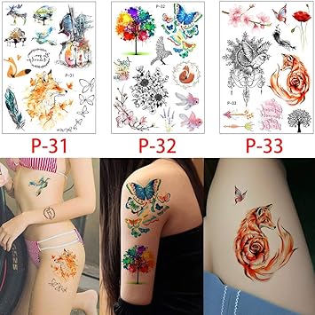 Amazoncom S10 3 Pieceslot Watercolor Drawing Body