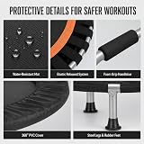 Panana Foldable Mini Trampoline 48 inch with Adjustable Handlebar 150kg view 6