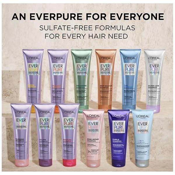 L’OREAL PARIS THICKENING SULFATE FREE CONDITIONER, THICKENS + STRENGTHENS THIN, FRAGILE HAIR, HAIR CARE WITH ROSEMARY LEAF, EVERPURE, 8.5 FL OZ (PACKAGING MAY VARY)