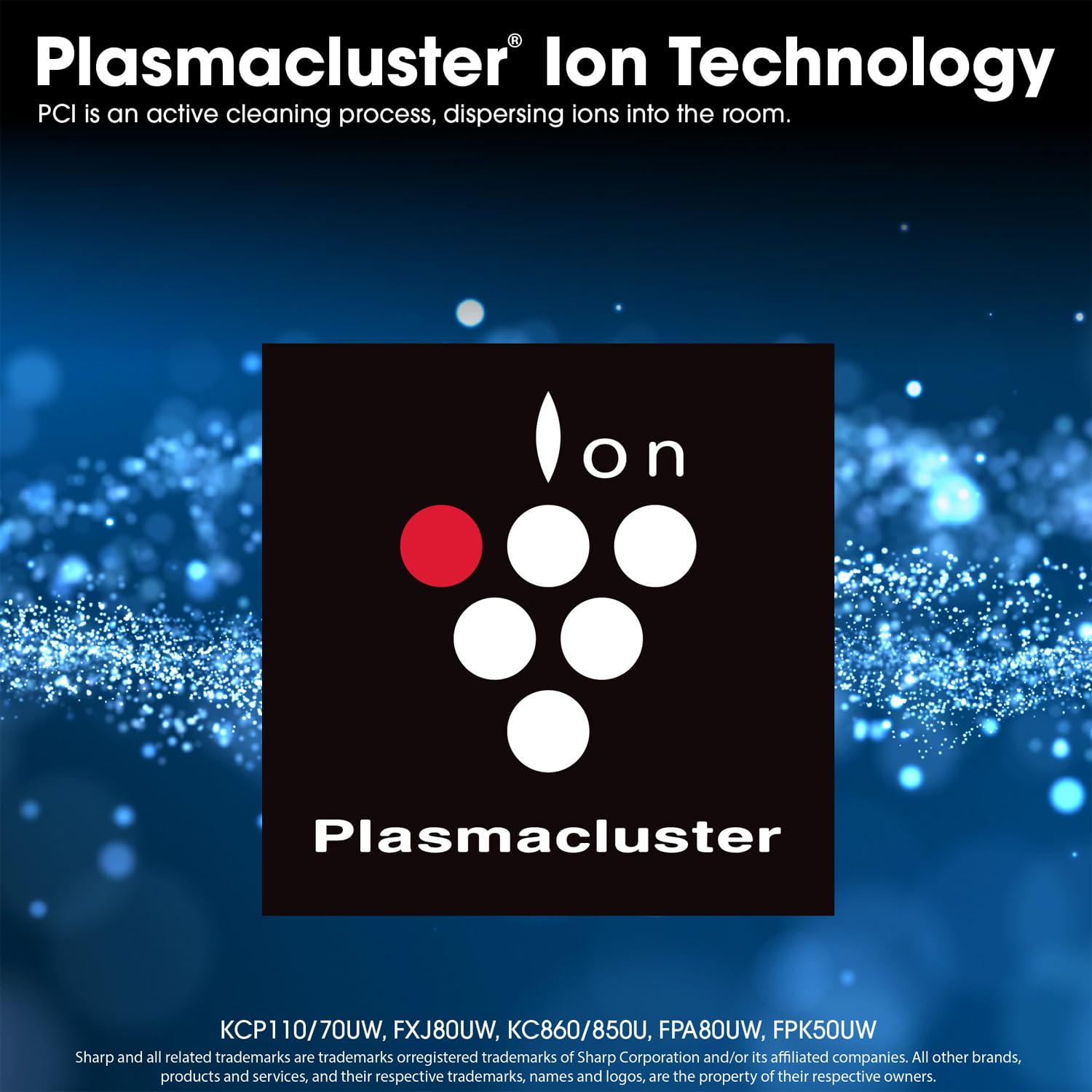 SHARP Smart Air Purifier Compatible w/Alexa. Plasmacluster Ion Technology and Triple Filtration, including True HEPA Filter. Covers up to 2,430 sq ft for XL Rooms, for Dust, Smoke & Pollen. FXJ80UW