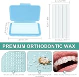Viexpand Dental Wax for Braces - 10 Boxes, 10 Fruit Flavours, Protection view 2