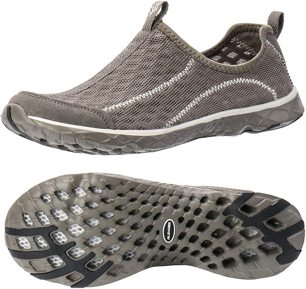 Aleader Men's Mesh Slip On Water Shoes