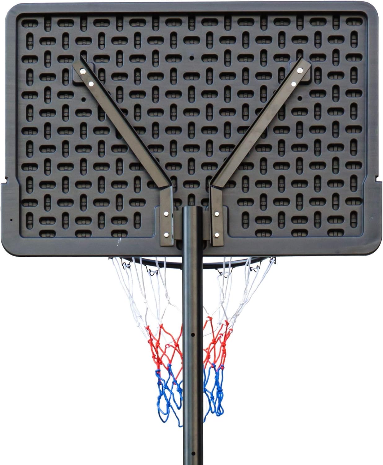 aokung Portable Basketball Hoop & Goal Basketball System Height Adjustable 6.2-8.5ft with 42 Inch Backboard and Wheels for Youth Kids Indoor Outdoor Use : Sports & Outdoors