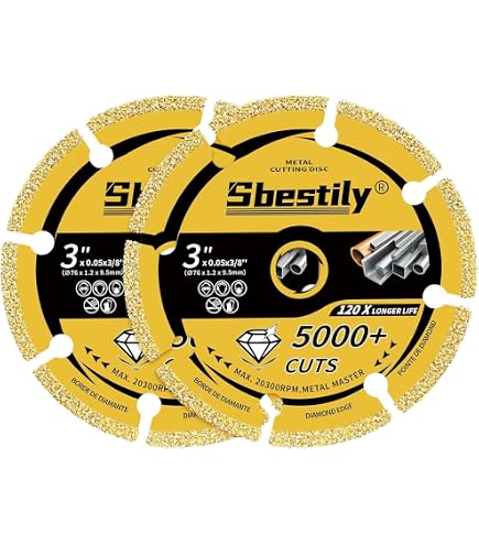 Disques à Tronçonner Klingspor A 660 R Supra - Lot De 25, 100x1x10 Mm - Pour Acier Inox, Coupe Fine, Espaces Restreints - 6