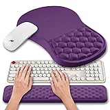 Hokafenle 2 in 1 Ergonomic Mouse Pad Wrist Support
