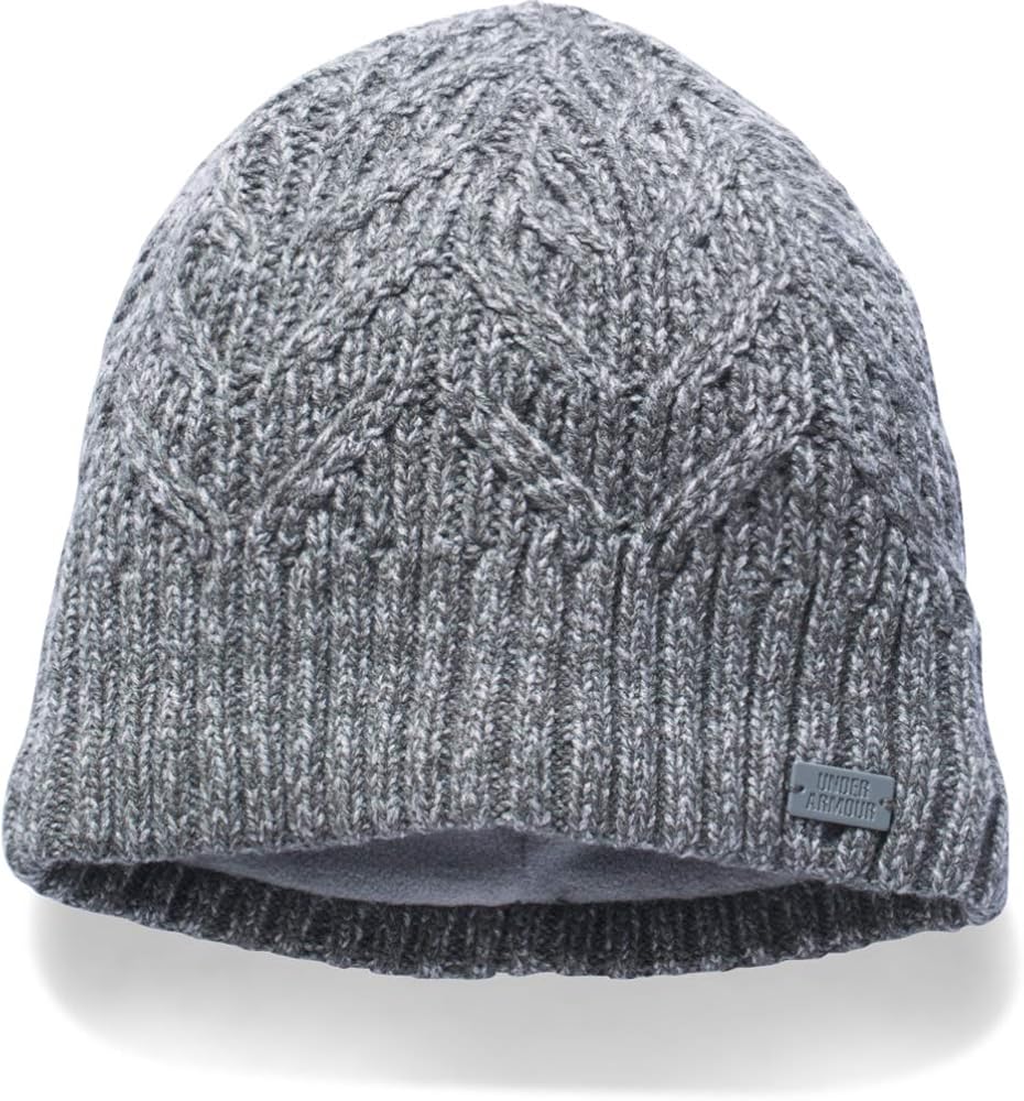Under Armour Women's Around Town Beanie, Black (001)/Black, One Size Fits All: Clothing