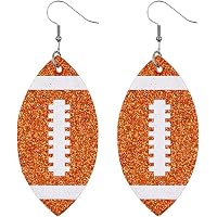 thumbnail image 2 of MAMA Letter Sports Ball Glitter Acrylic Dangle Drop Earrings Cute... 2 of 9