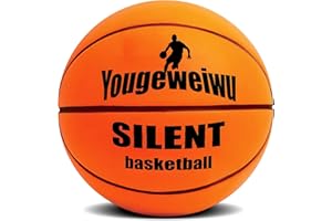 Yougeweiwu Silent Basketball-Size 7 (29.5") Upgrade Dribble Dream Silent Basketball, Foam Indoor Training Ball for Various Indoor Activities