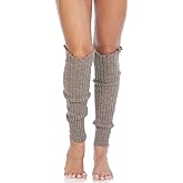Foot Traffic, Cable Knit Leg Warmers, Mocha