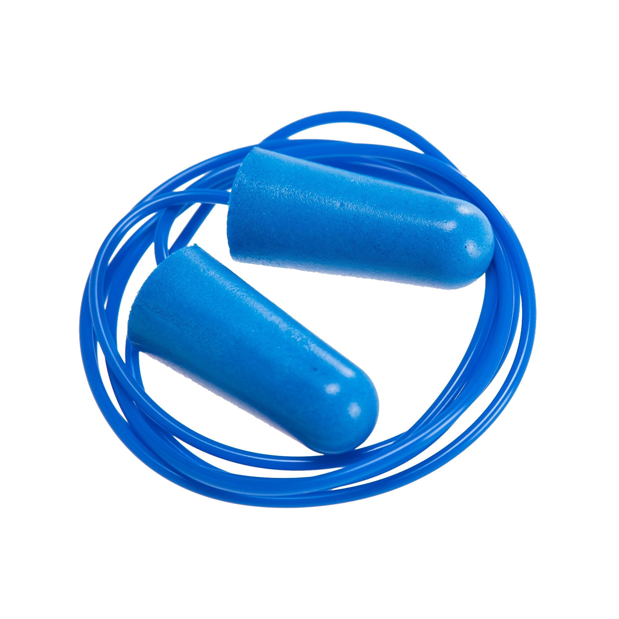 Portwest Detectable Corded PU Ear Plug (200 pairs), Color:Blue,Size:One Size,EP30BLU