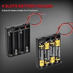 DAIERTEK 4 AA Battery Holder with Switch 6V Battery