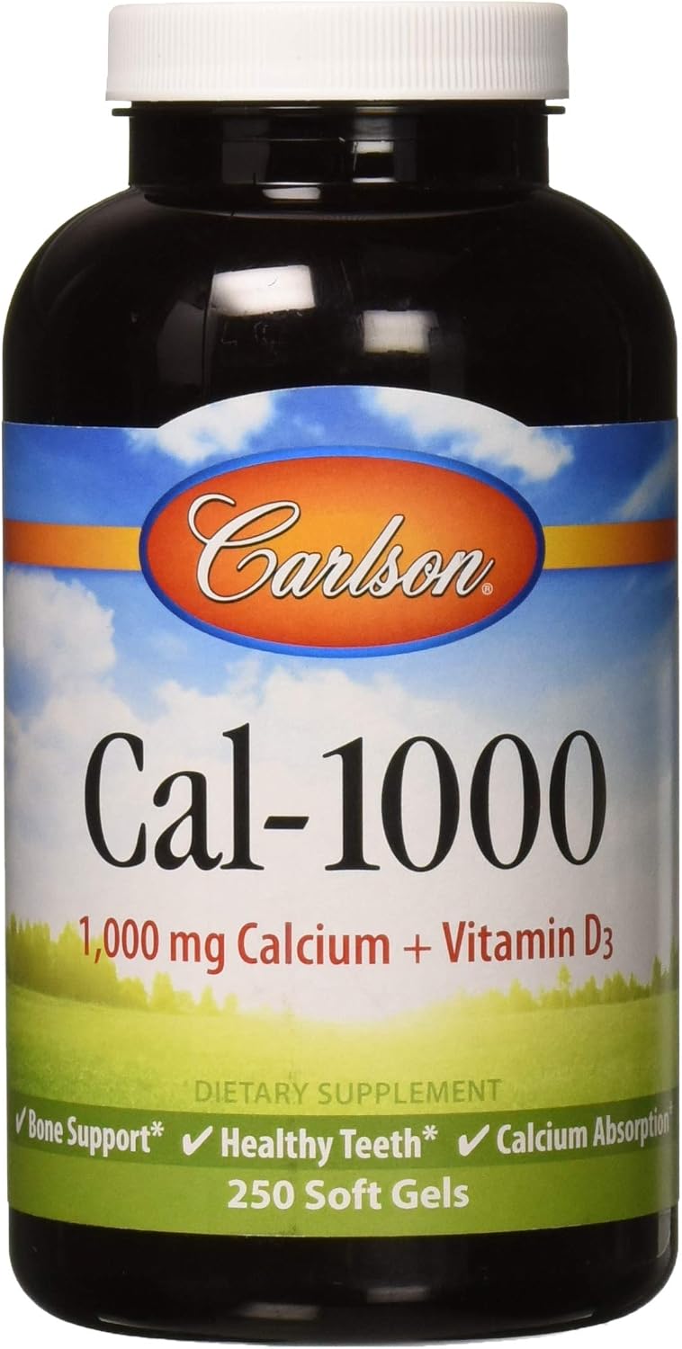 Carlson labs Liquid calcium with vitamin d, 100 Soft Gel (088395051616)