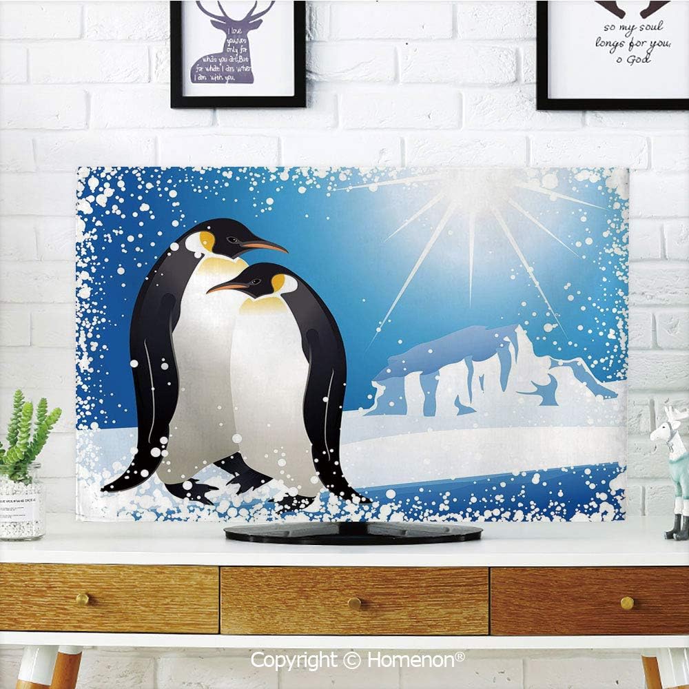 Homenon Winter Indoor POP TV dust Cover,Cover Type 70 inch
